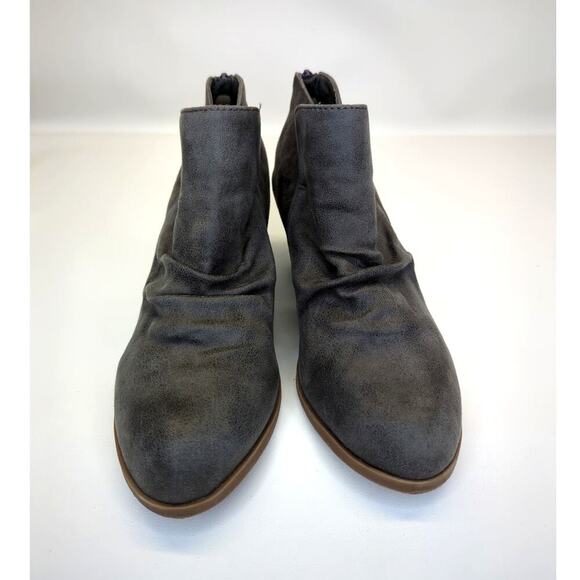 Report Gray "Clarice" Heeled Ankle Booties Suede Size 7.5 - Picture 2 of 9